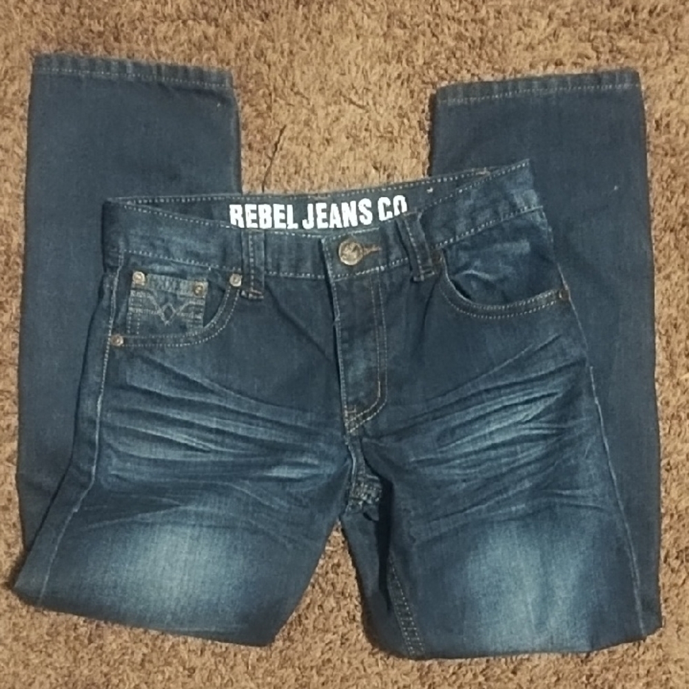 #2117 Relaxed Fit Dark Blue Jeans